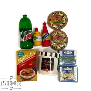Vintage Barbie Kitchen Miniature Foods